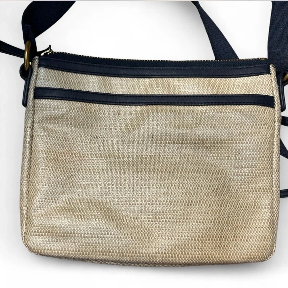 Fossil‎ Green and Tan Crossbody Bag